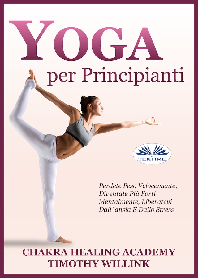 Portada de libro para Yoga Per Principianti