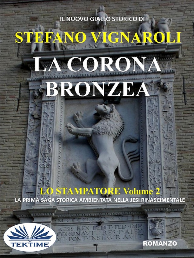 Kirjankansi teokselle La Corona Bronzea