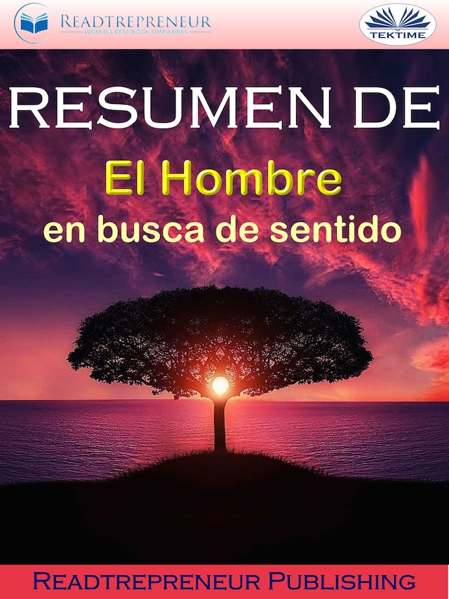 Buchcover für Resumen De ”El Hombre En Busca De Sentido”