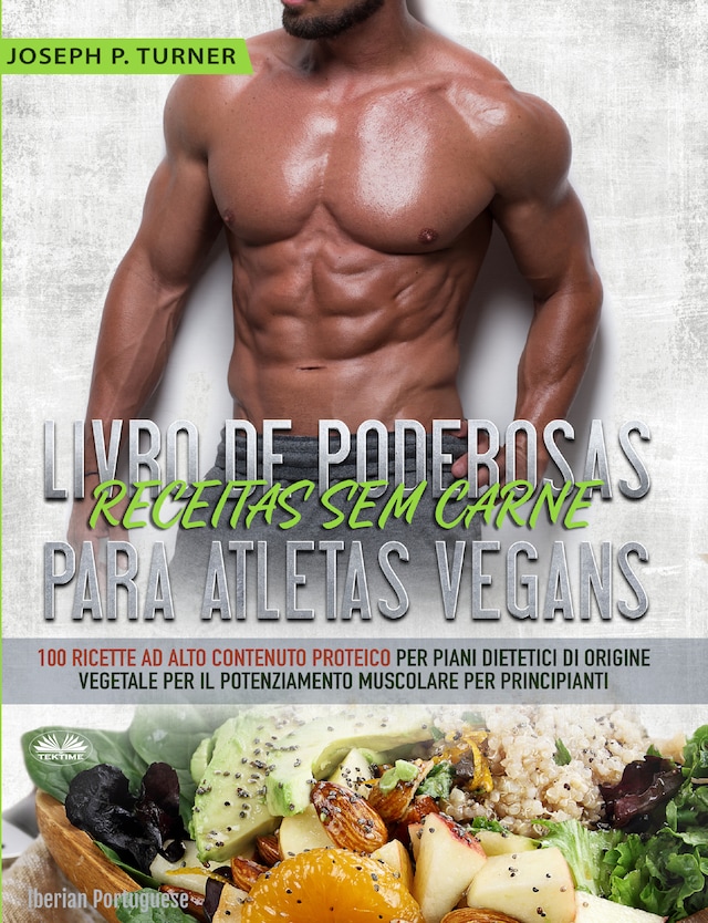 Book cover for Livro De Poderosas Receitas Sem Carne Para Atletas Vegans