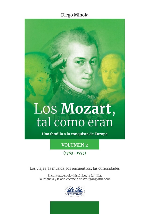 Book cover for Los Mozart, Tal Como Eran. (Volumen 2)