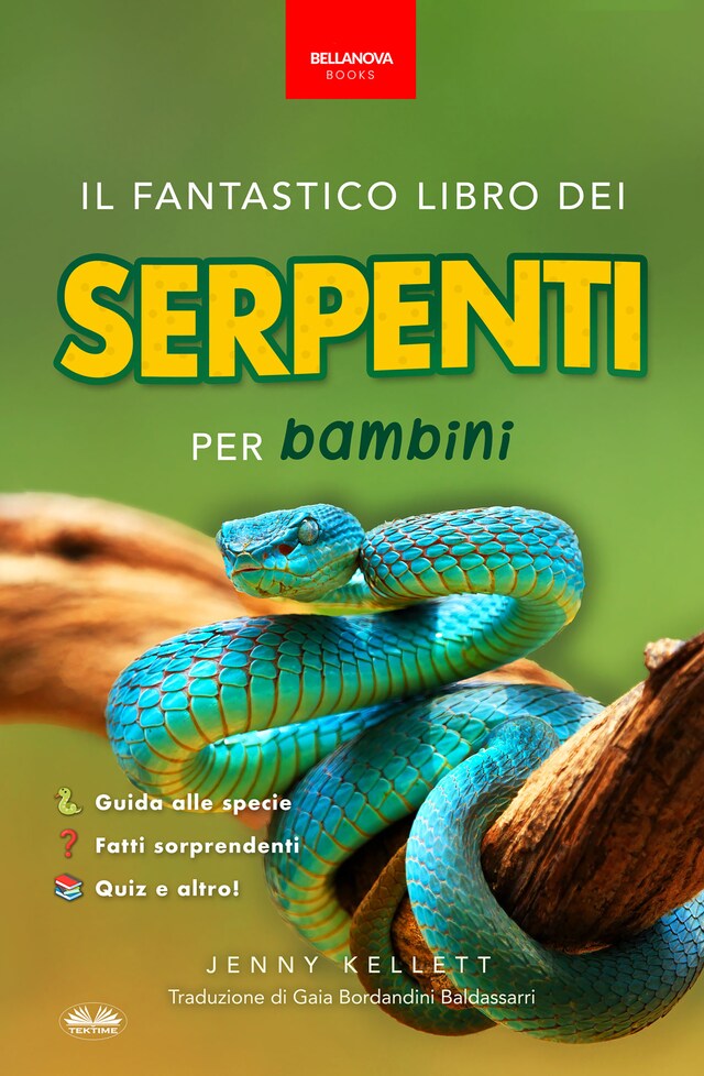 Buchcover für Il Fantastico Libro Dei Serpenti Per Bambini