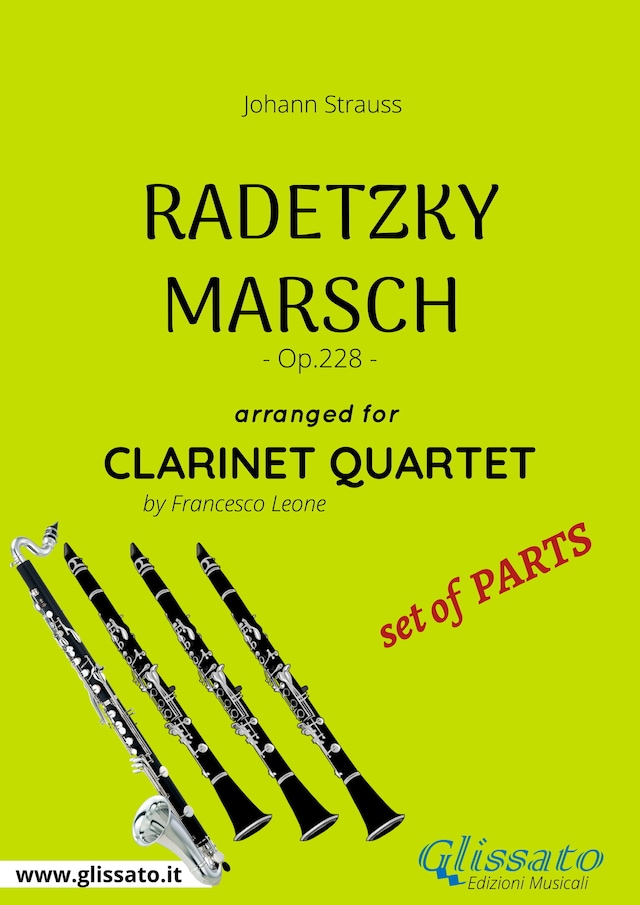 Book cover for Radetzky Marsch - Clarinet Quartet set of PARTS