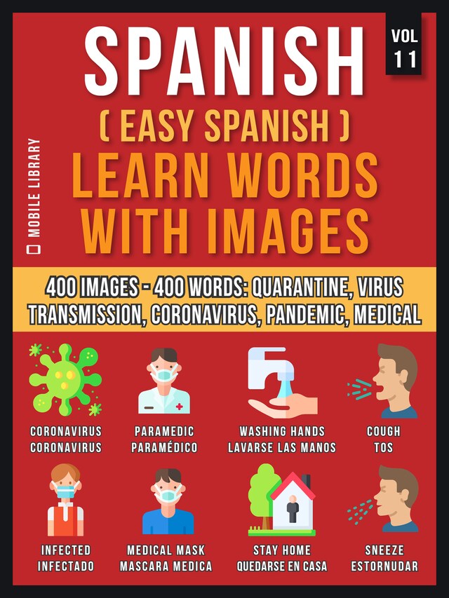 Book cover for Spanish (Easy Spanish) Learn Words With Images (Vol 11)