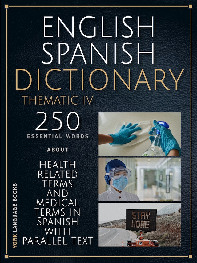 Boekomslag van English Spanish Dictionary Thematic IV