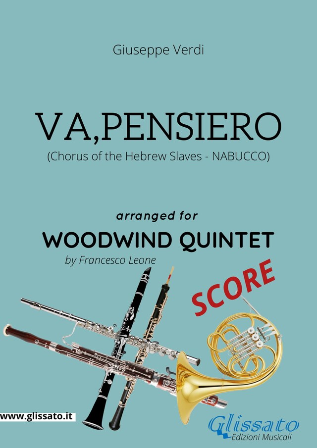 Copertina del libro per Va, pensiero - Woodwind Quintet SCORE