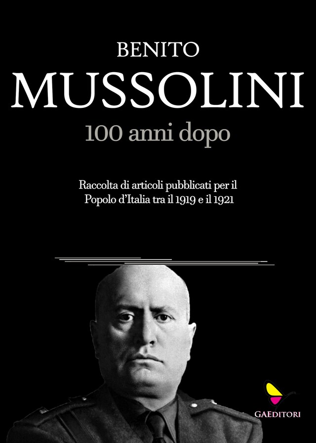 Boekomslag van Mussolini, 100 anni dopo