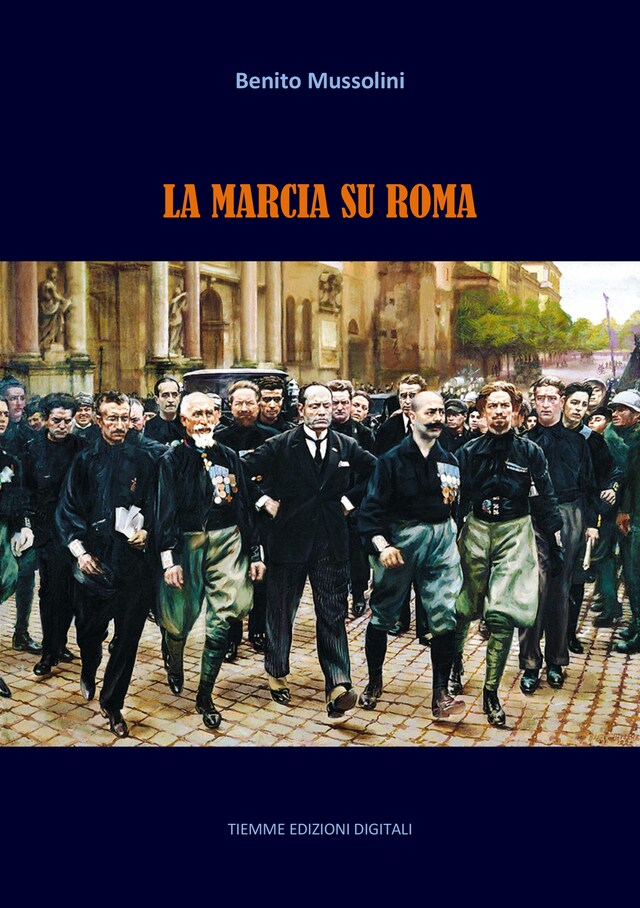 Buchcover für La Marcia su Roma