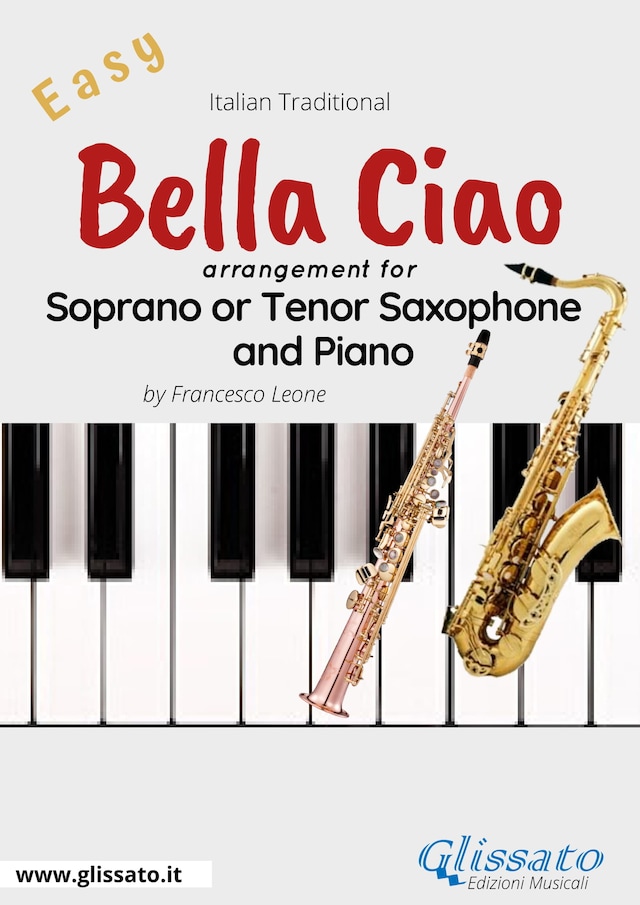 Book cover for Bella Ciao - Bb Soprano/Tenor Sax and Piano