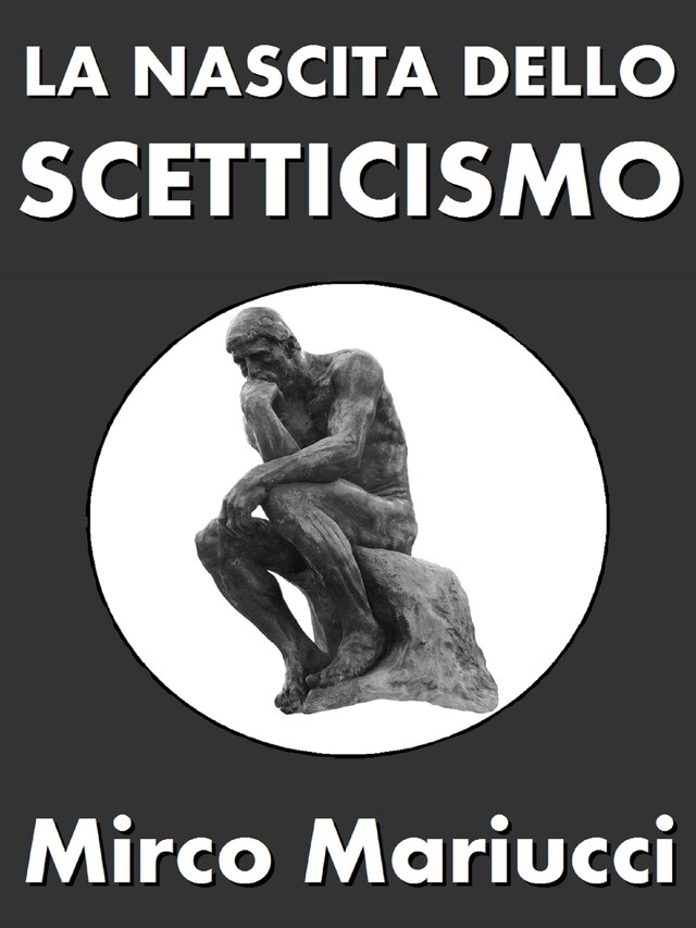 Copertina del libro per La nascita dello scetticismo