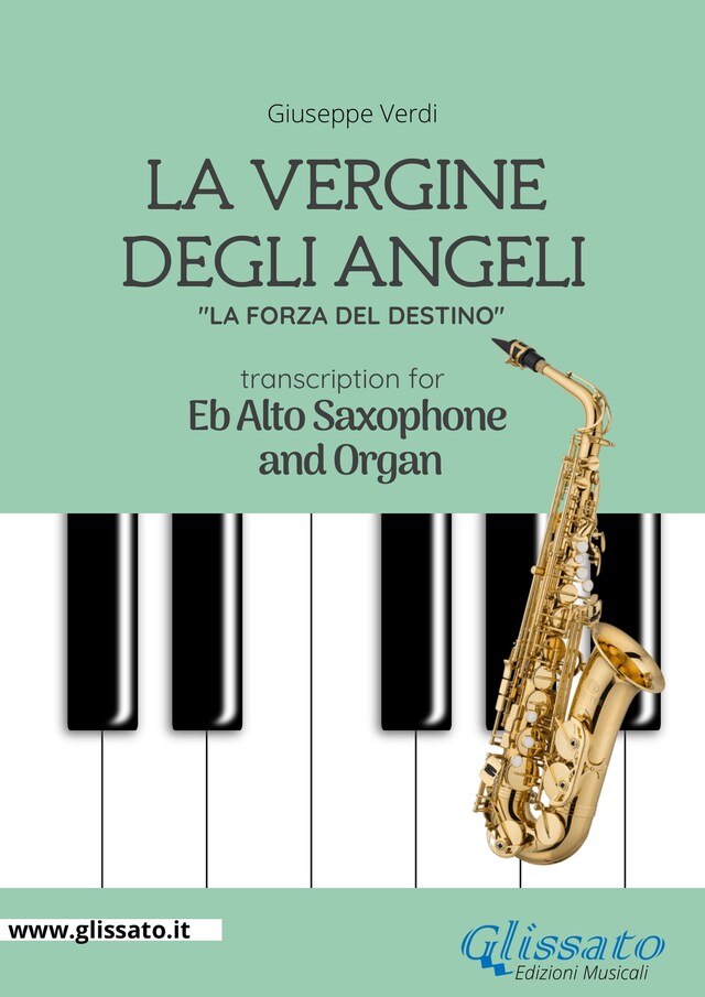Portada de libro para La Vergine degli Angeli - Eb Alto Sax and Organ