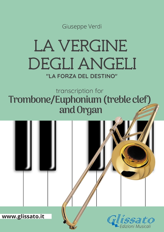 Book cover for La Vergine degli Angeli - Trombone or Euphonium (T.C.)and Organ