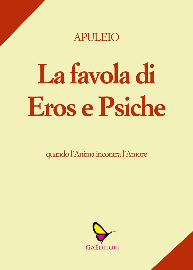 Okładka książki dla La favola di Eros e Psiche