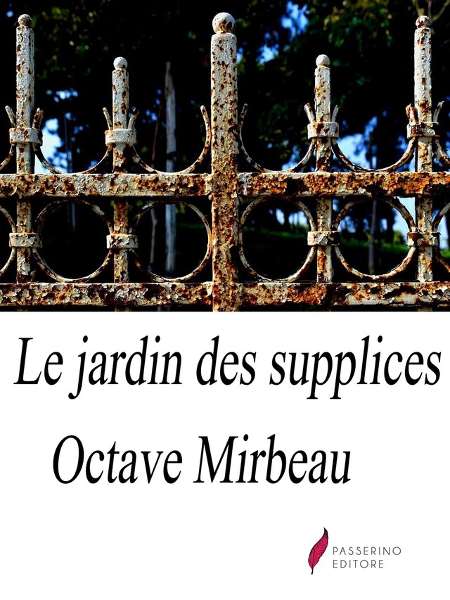 Copertina del libro per Le Jardin des supplices