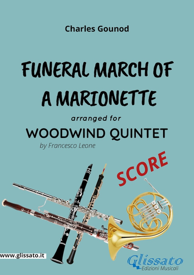 Bogomslag for Funeral march of a Marionette - Woodwind Quintet (SCORE)