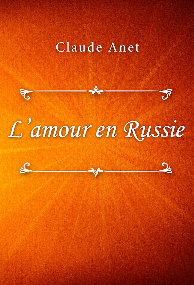 Book cover for L’amour en Russie
