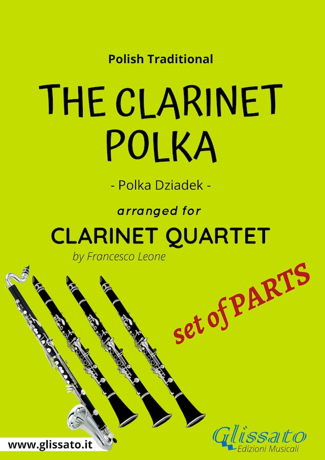Book cover for The Clarinet Polka - Clarinet Quartet (Set of Parts)