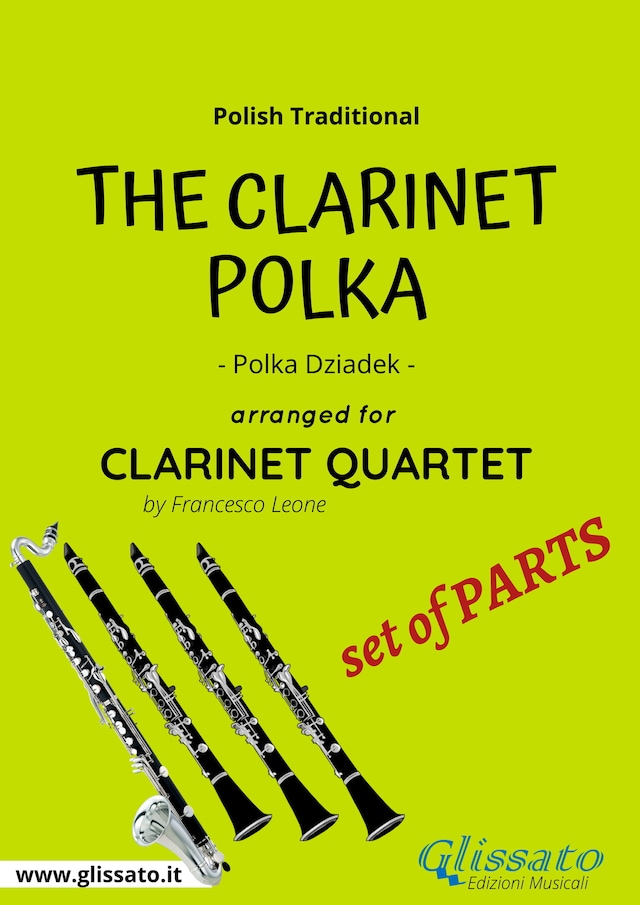 Copertina del libro per The Clarinet Polka - Clarinet Quartet (Set of Parts)