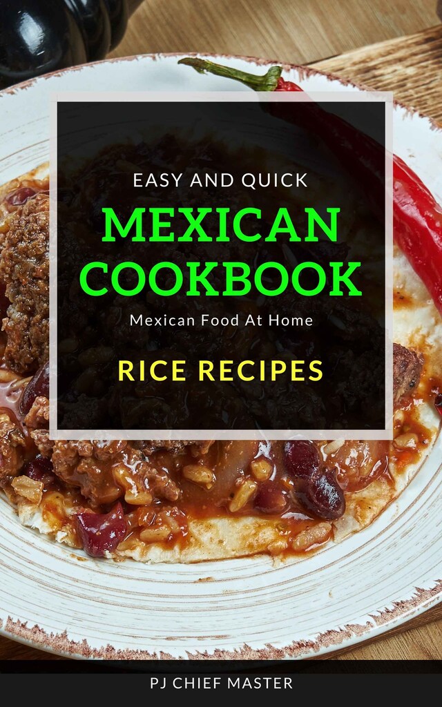 Book cover for Mexican Cookbook Rice Recipes