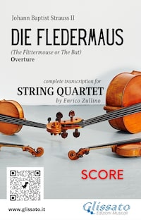 Die Fledermaus (overture) string quartet score