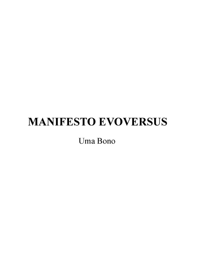 Manifesto Evoversus