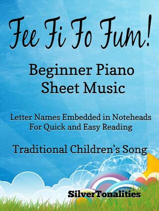 Fee Fi Fo Fum Beginner Piano Sheet Music bookCoverFor