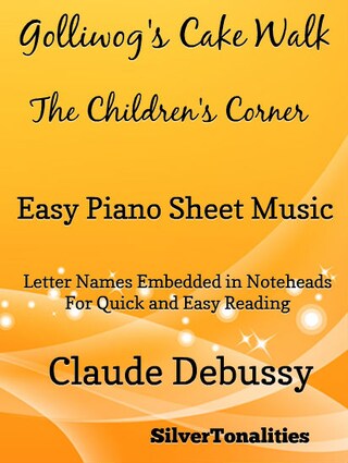 Golliwog's Cakewalk Children's Corner Easy Piano Sheet Music bookCoverFor