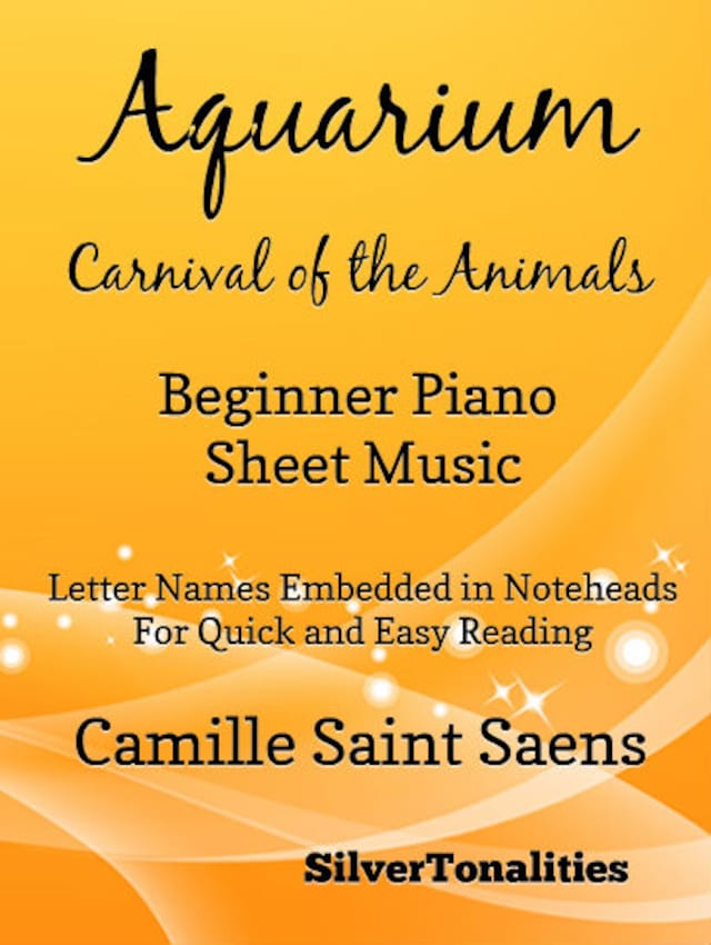 Aquarium Carnival of the Animals Beginner Piano Sheet Music