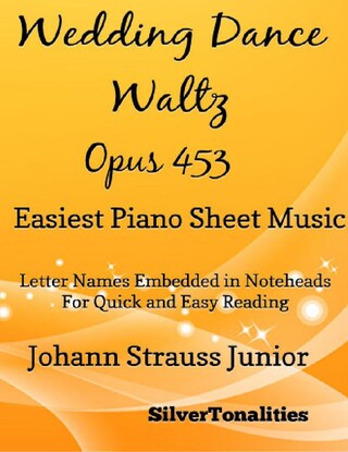 Wedding Dance Waltz Opus 453 Easiest Piano Sheet Music bookCoverFor