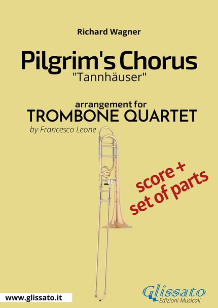 Pilgrim's Chorus - Trombone Quartet Score & Parts bookCoverFor