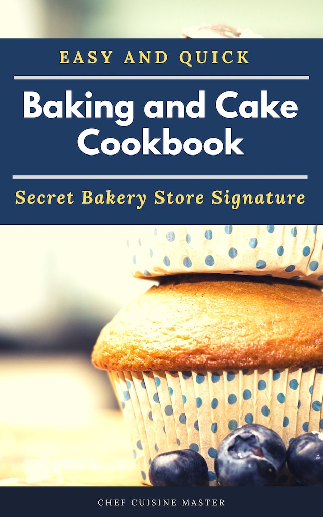 Boekomslag van Baking and cake cookbook