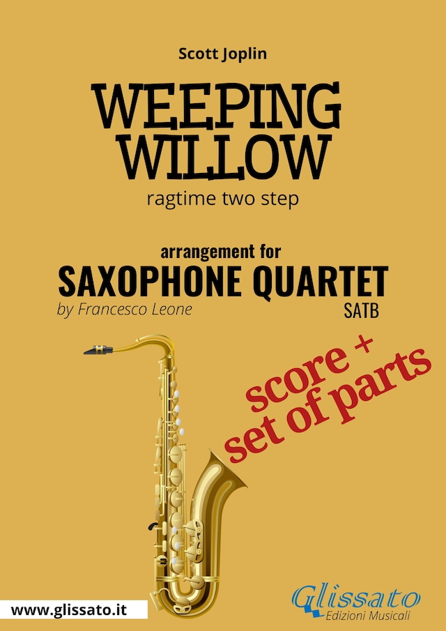 Boekomslag van Weeping Willow -  Saxophone Quartet score & parts