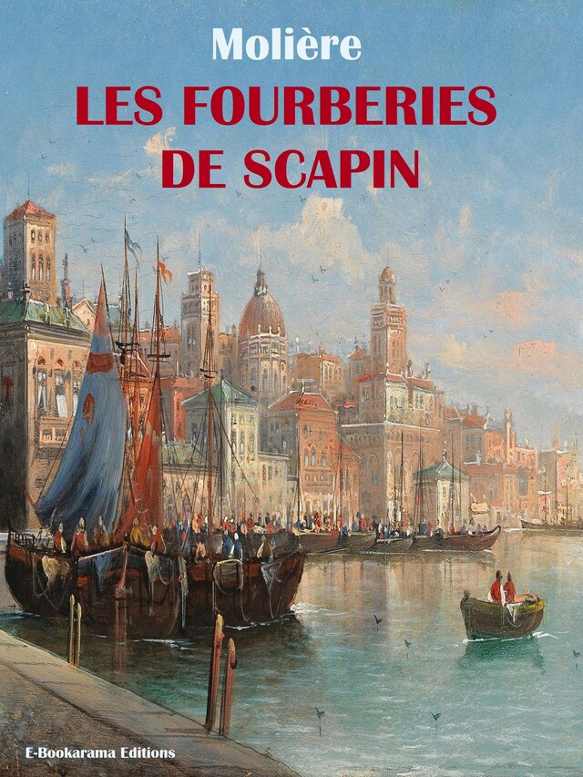 Kirjankansi teokselle Les Fourberies de Scapin