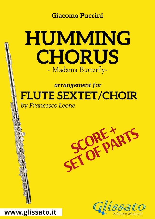 Bokomslag for Humming Chorus -  Flute sextet/choir score & parts