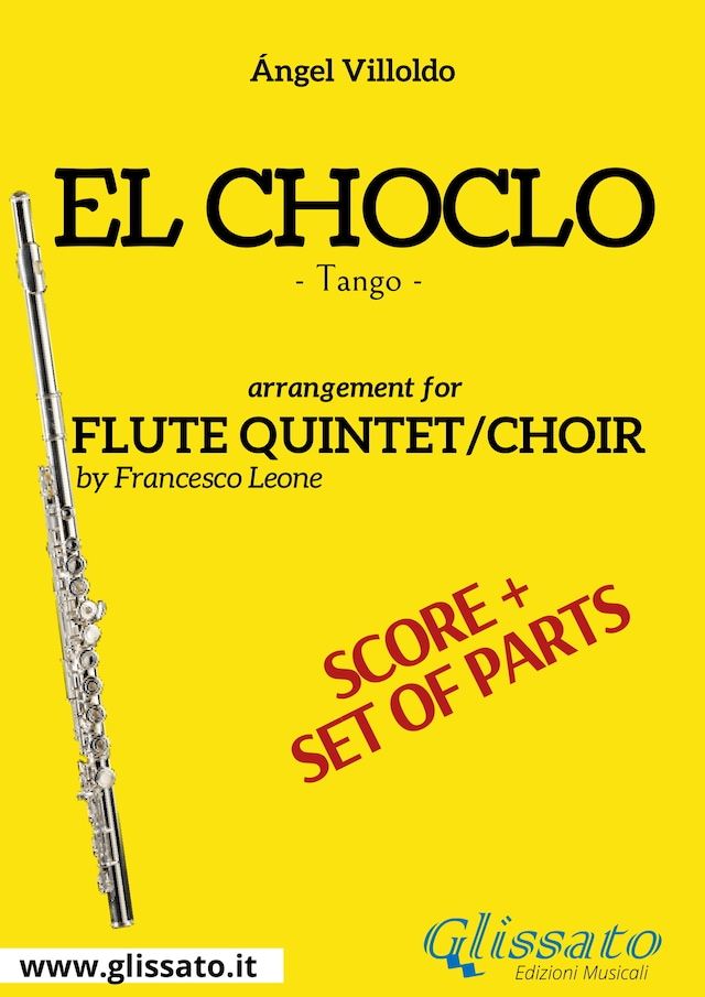 Bokomslag för El Choclo - Flute quintet/choir score & parts