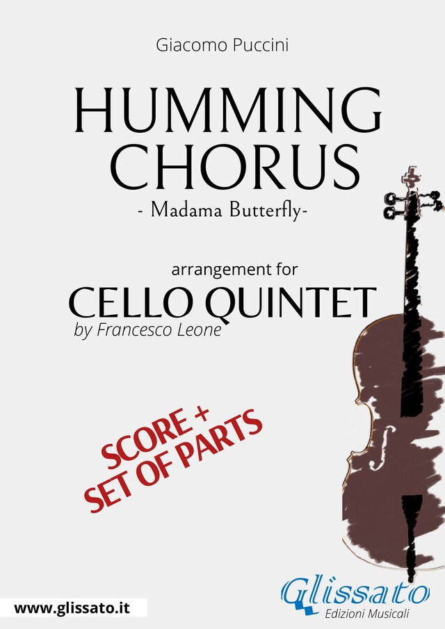 Kirjankansi teokselle Humming Chorus -  Cello Quintet score & parts