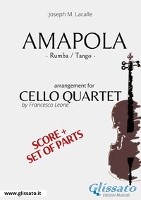 Amapola - Cello Quartet score & parts
