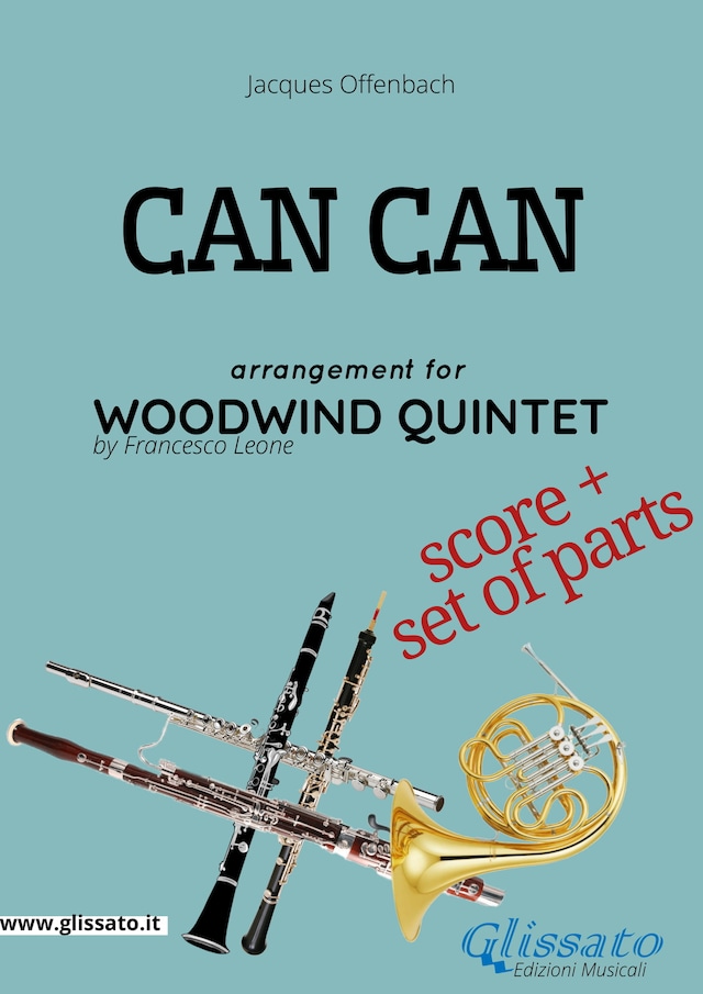 Book cover for Can Can - Woodwind Quintet score & parts