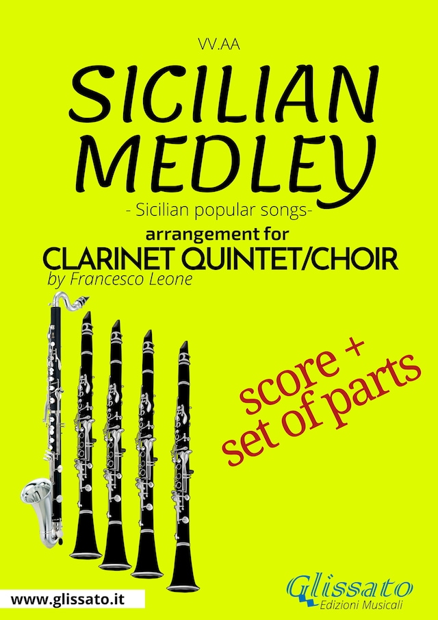 Bogomslag for Sicilian Medley - Clarinet Quintet/Choir score & parts
