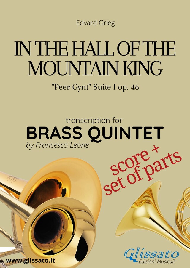Portada de libro para In the Hall of the Mountain King - Brass Quintet score & parts