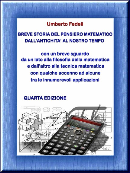 Breve storia del pensiero matematico dall'antichità al nostro tempo bookCoverFor