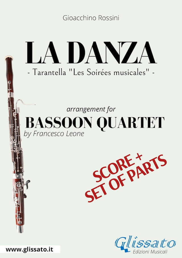 Book cover for La Danza - Bassoon Quartet score & parts