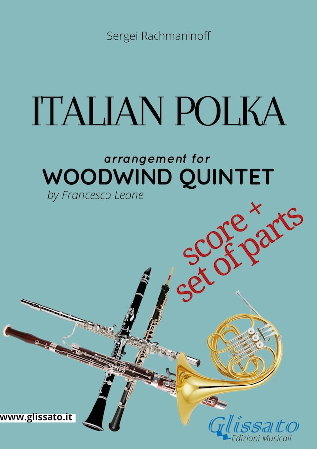 Couverture de livre pour Italian Polka - Woodwind Quintet score & parts