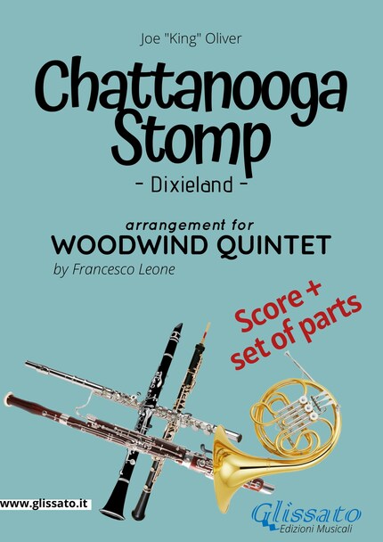 Chattanooga Stomp - Woodwind Quintet score & parts bookCoverFor