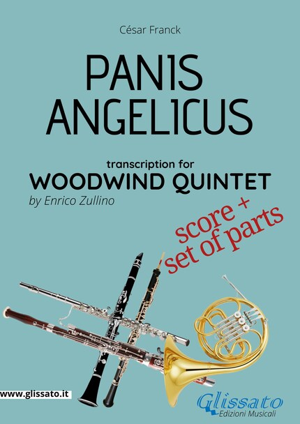 Panis Angelicus - Woodwind Quintet score & parts bookCoverFor
