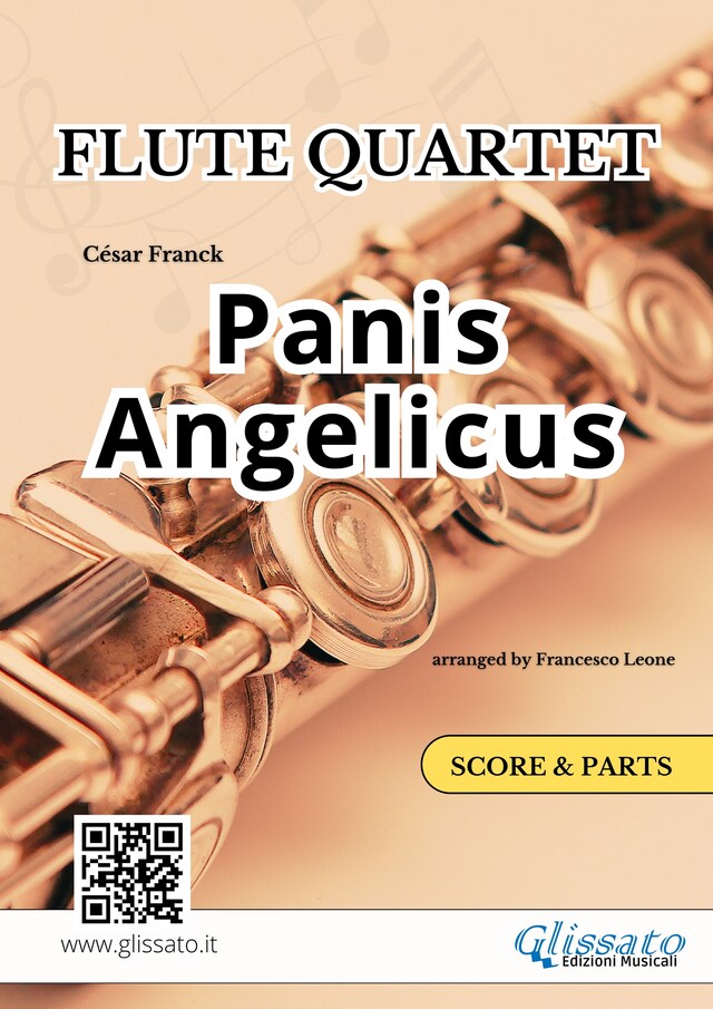 Book cover for Flute Quartet "Panis Angelicus" score & parts