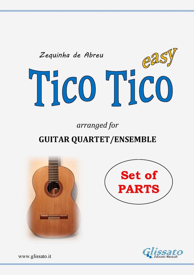 Boekomslag van Tico Tico - Guitar Quartet set of parts