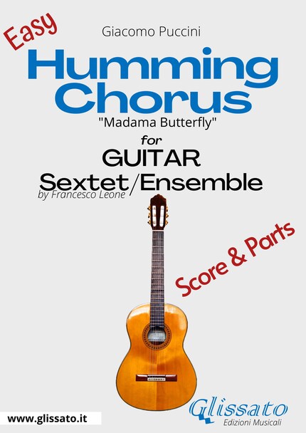 Humming Chorus - Guitar sextet/ensemble score & parts bookCoverFor