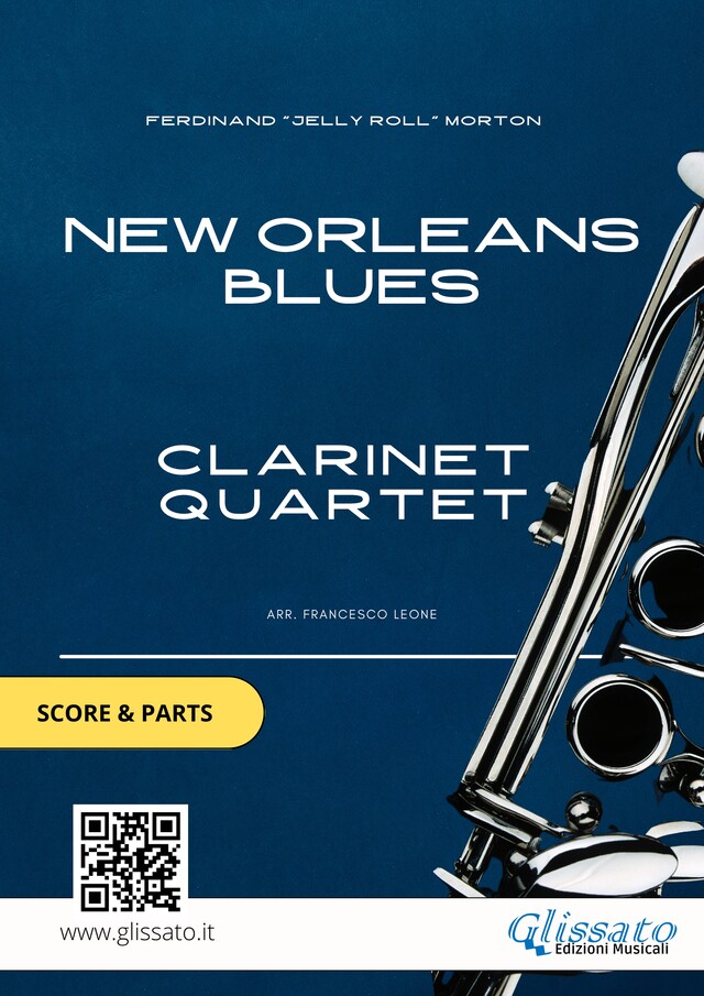 Clarinet Quartet score & parts: New Orleans Blues