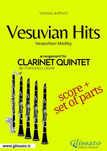 Vesuvian Hits - Clarinet Quintet score & parts bookCoverFor